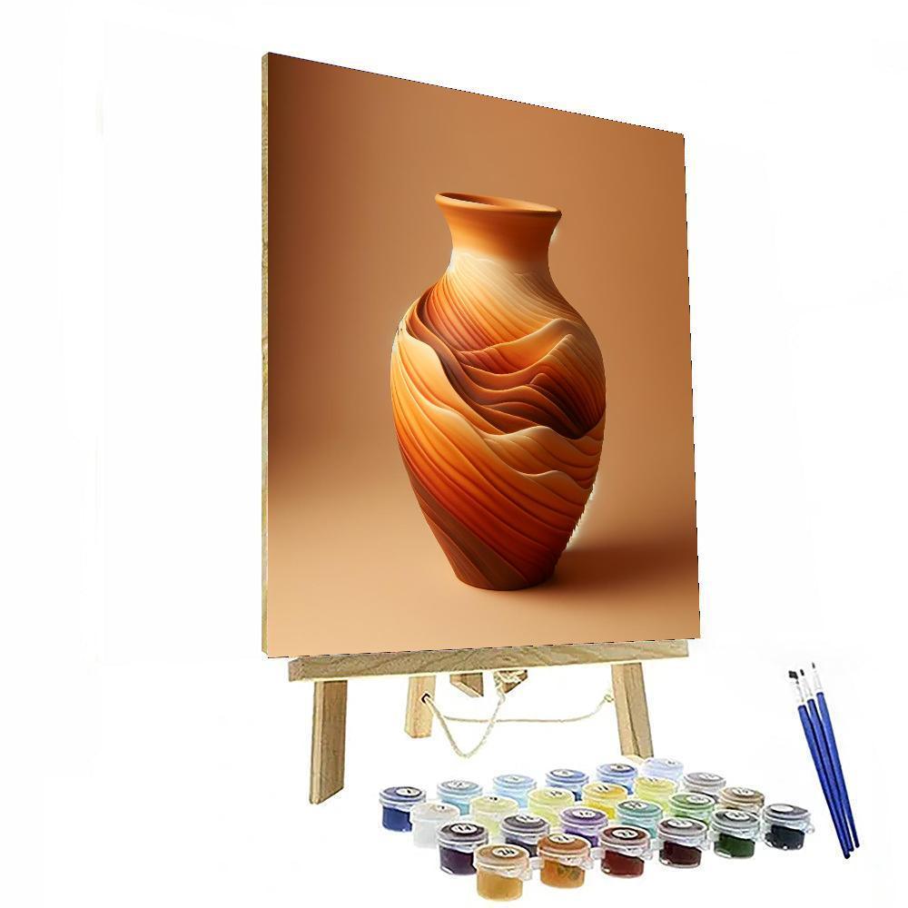Desert Mirage Vase Paint By Numbers