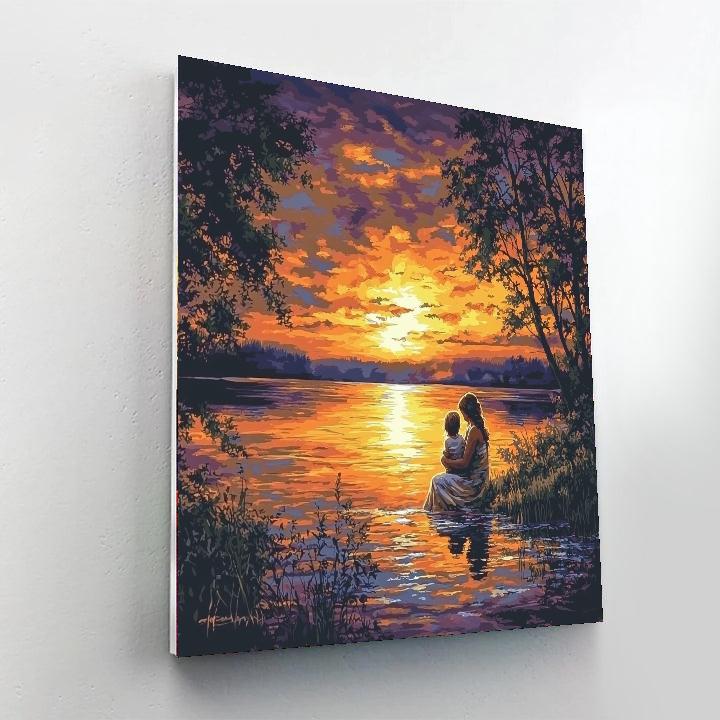 Evening Hues Of Love Paint By Numbers
