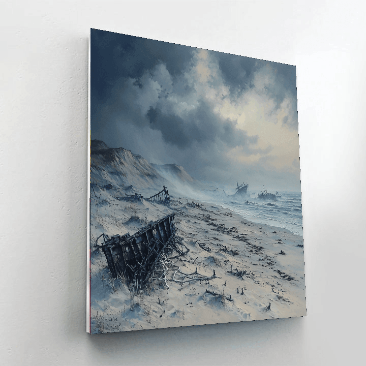 Skeleton Coast - Namibia Paint By Numbers Art