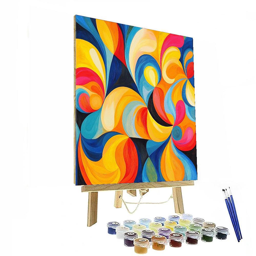 Paul Klee Inspired Melody Of Imagination  Paint By Number