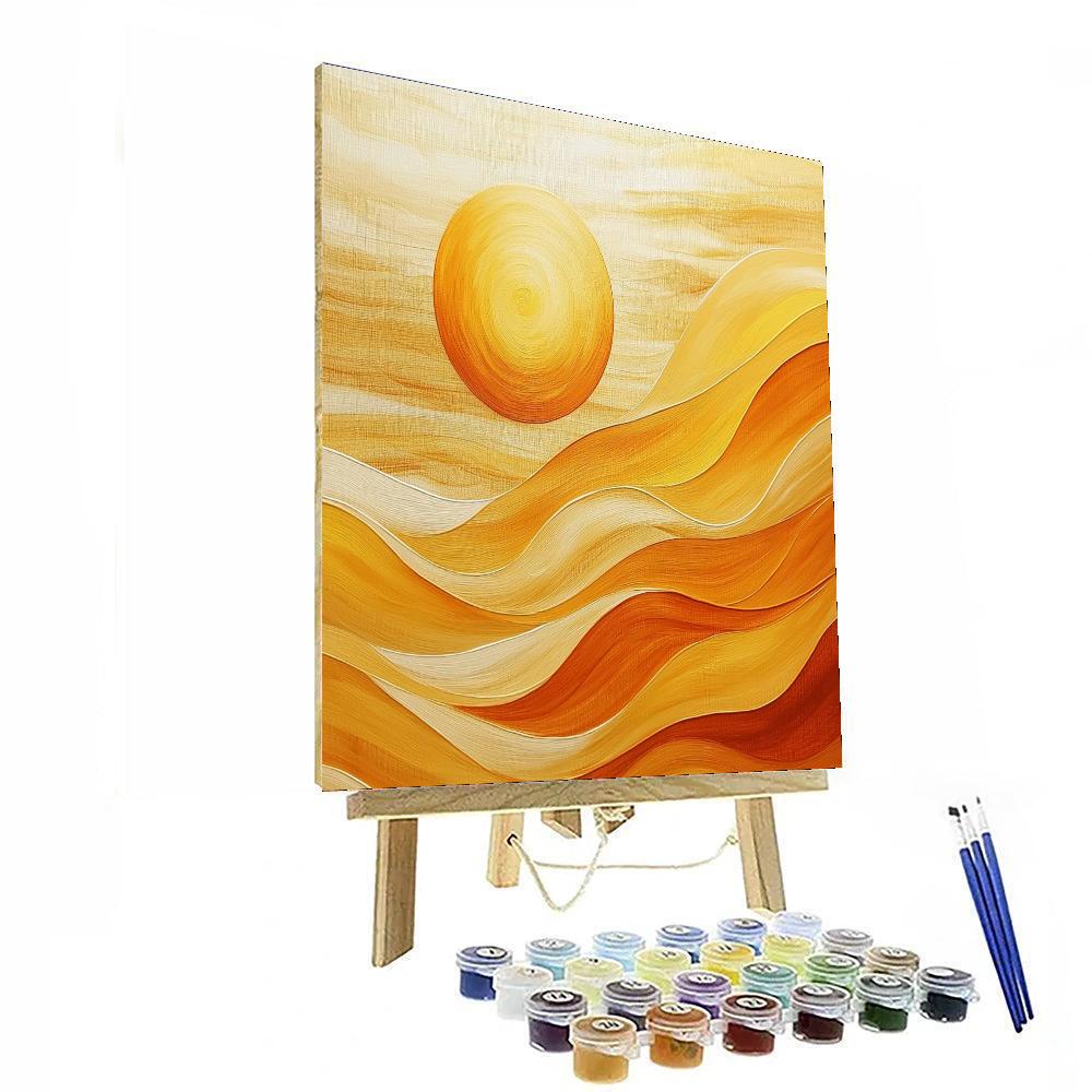 Nandalal Bose Inspired Journey Of The Sun  Paint By Numbers