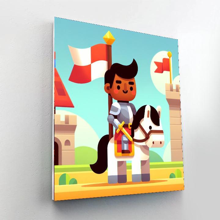 Castle Knight Adventure Paint By Numbers Kits