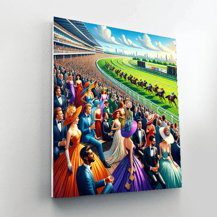 Melbourne Cup Carnival - Australia Paint By Numbers Kits