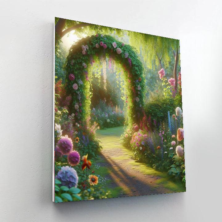 Mystical Garden Archway Numbered Painting Kits
