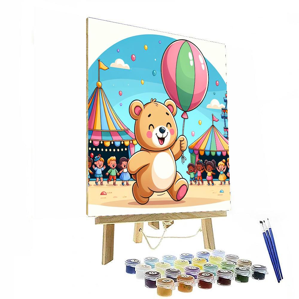 Cuddly Creatures Carnival DIY Paint By Numbers