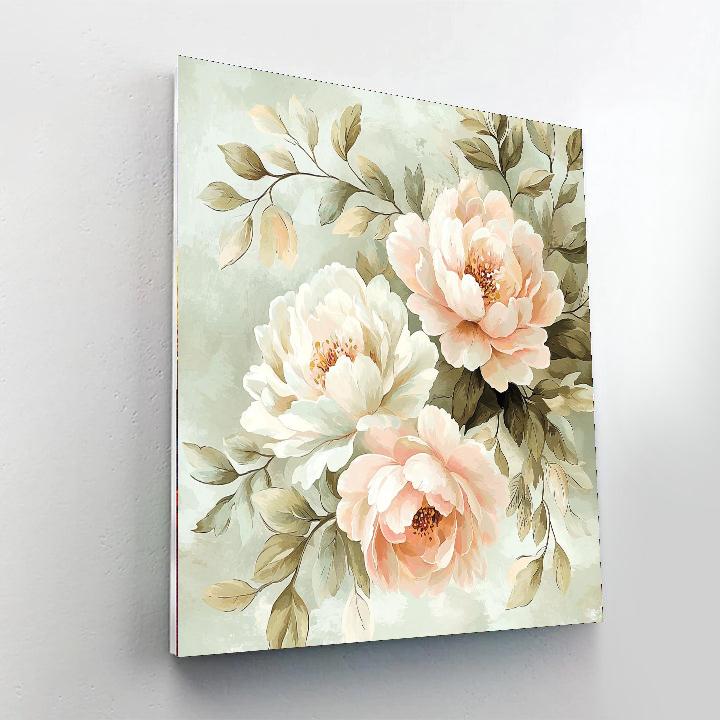 Leonardo Da Vinci Inspired Serene Blossom  Paint By Numbers Art