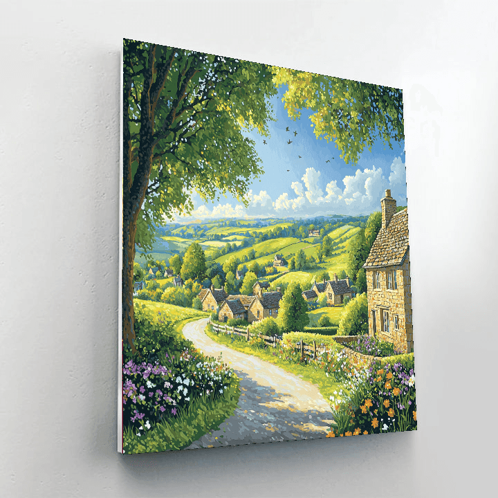 The Cotswolds - Gloucestershire Paint By Numbers Kits