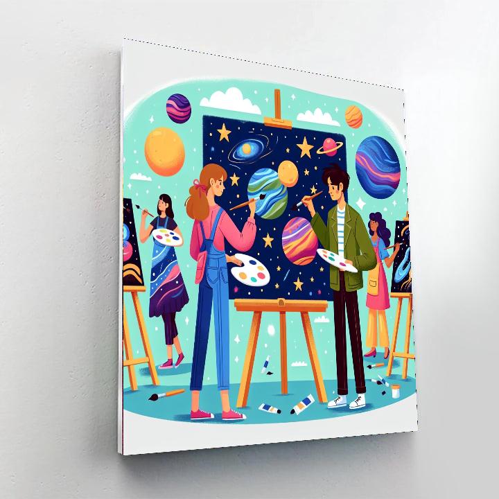 Astral Artistry Excursion Painting By Numbers Kit