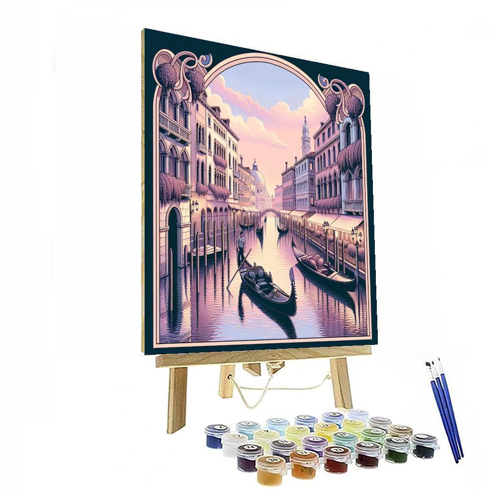 Romantic Canal Views Numbered Painting Kits