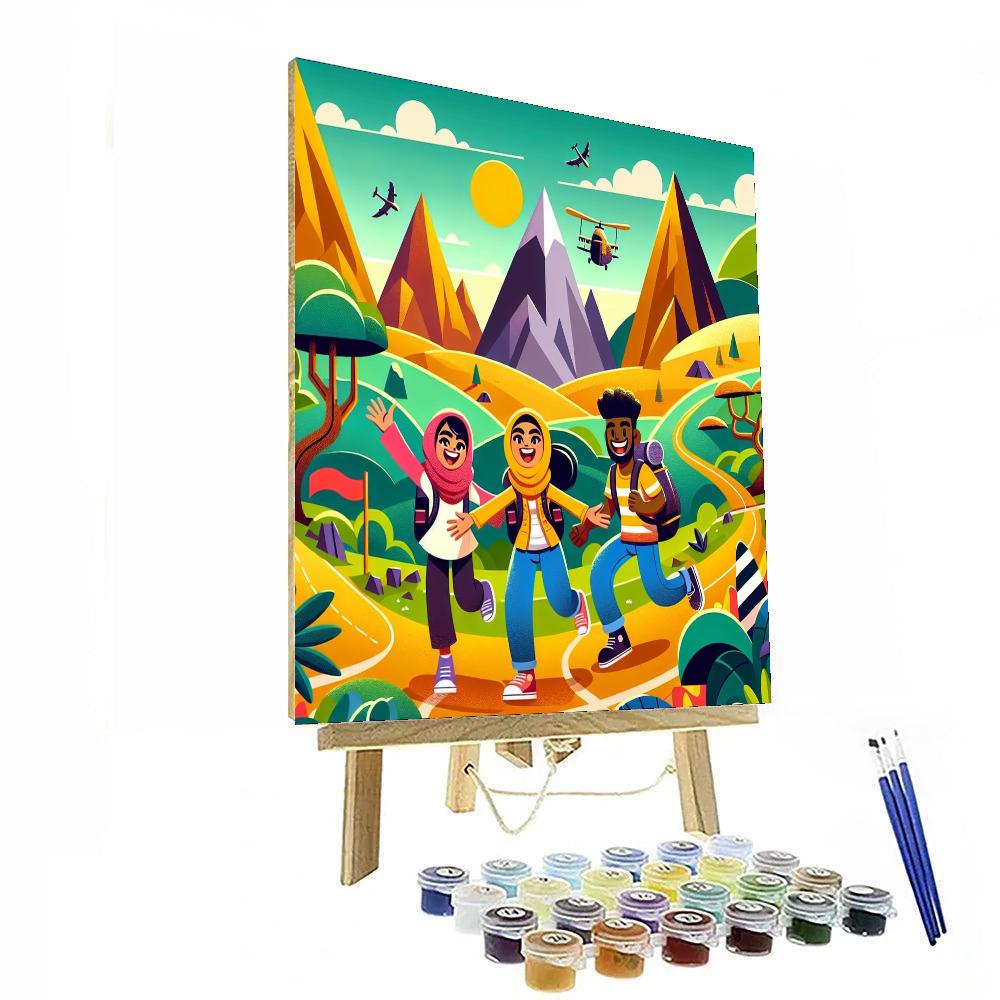 Adventure Awaits Land Paint By Number