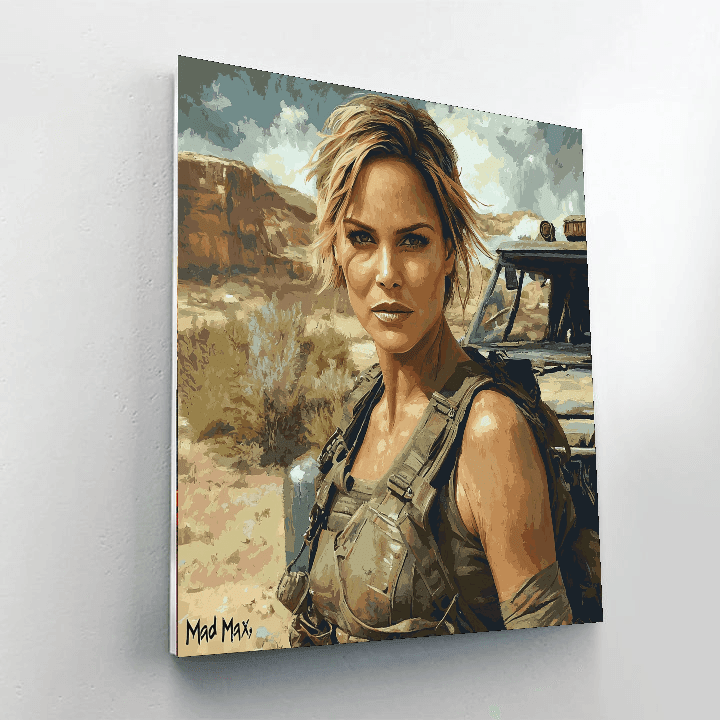 Charlize Theron: Warrior Grace On The Silver Screen Painting Number Kit