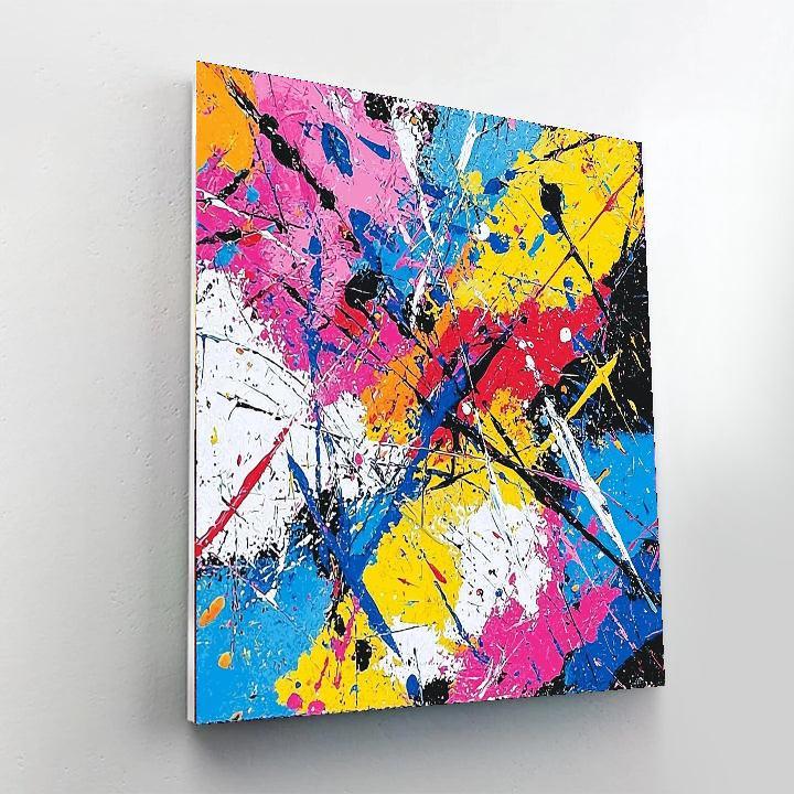 Jackson Pollock Inspired Pollock's Vibrant Pulse  Numbered Painting Kits