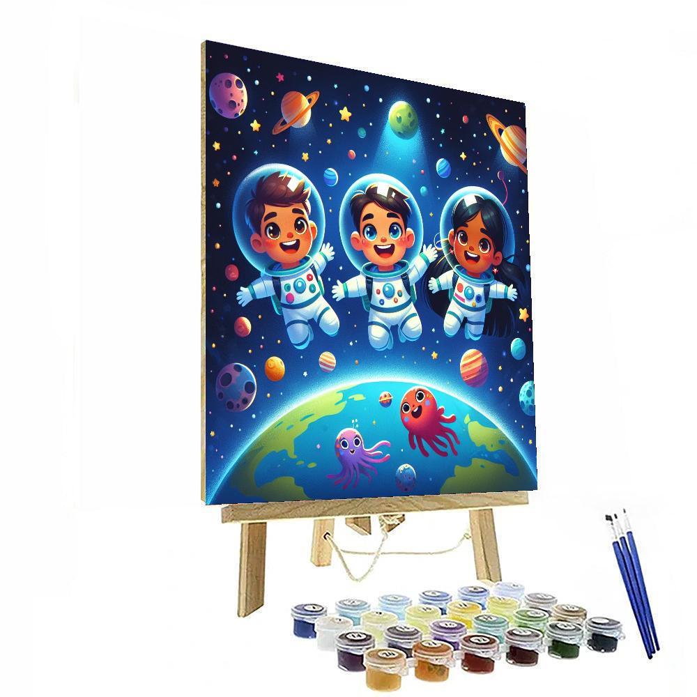 Little Astronauts Paint By Color