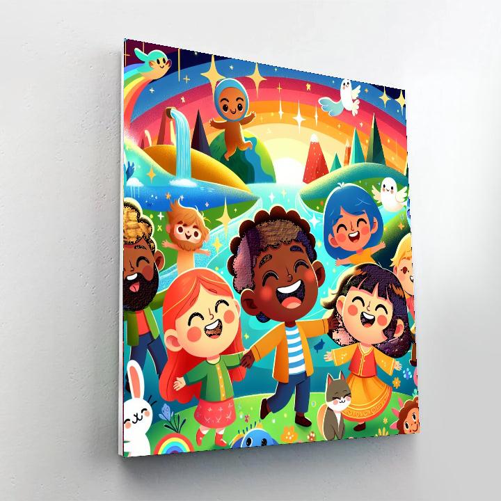 The Great Adventure With Friends DIY Paint By Numbers