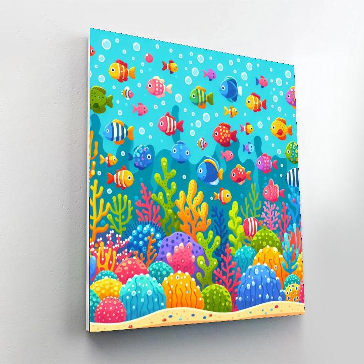 Undersea World Expedition Painting Number Kit