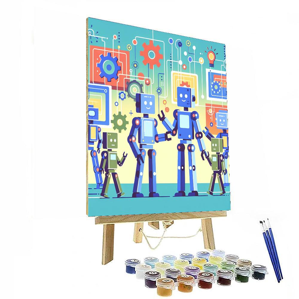 Rumbling Robots Numbered Painting Kits