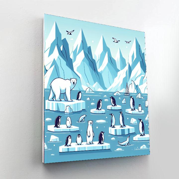 Arctic Adventures Painting Number Kit
