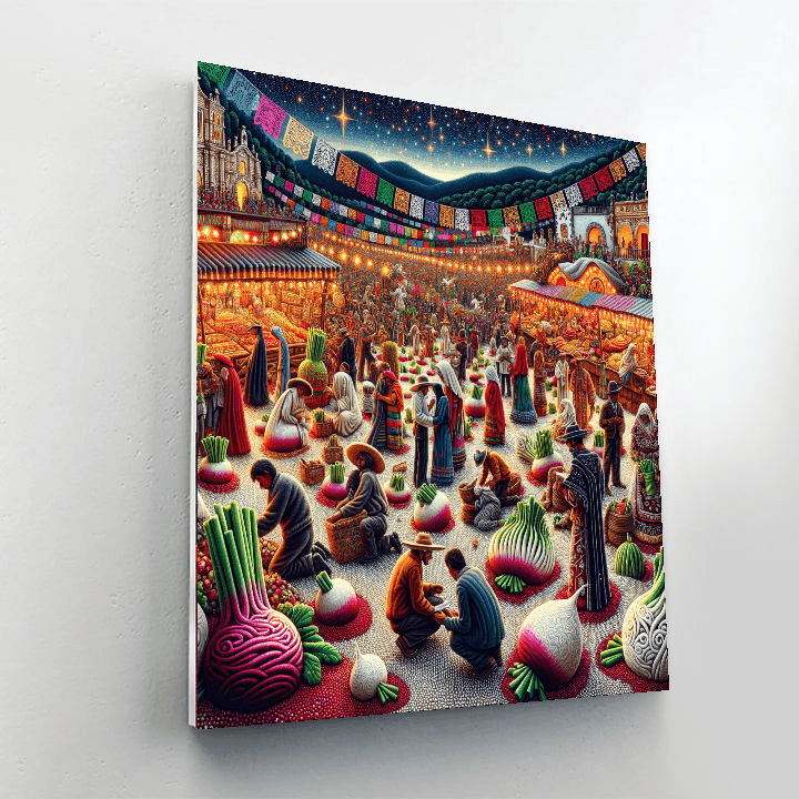 Noche De Rábanos - Mexico DIY Paint By Numbers