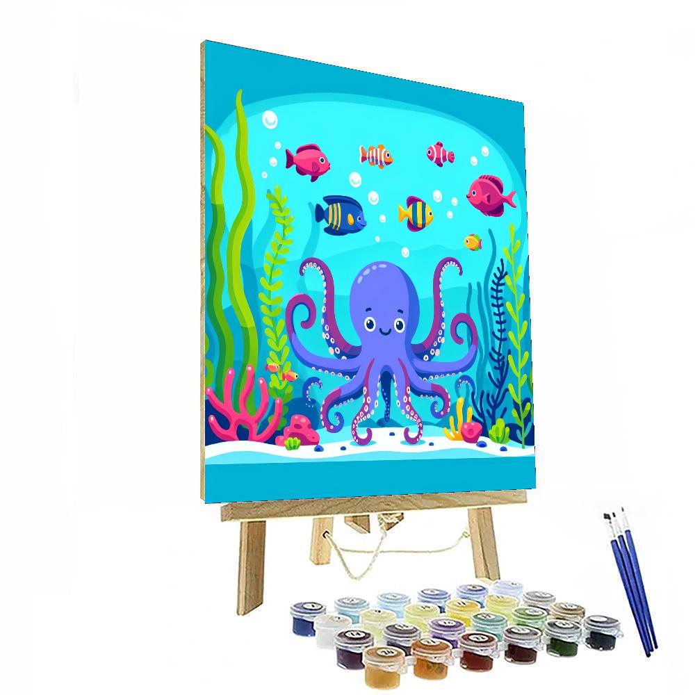 Undersea Explorer Painting Number Kit
