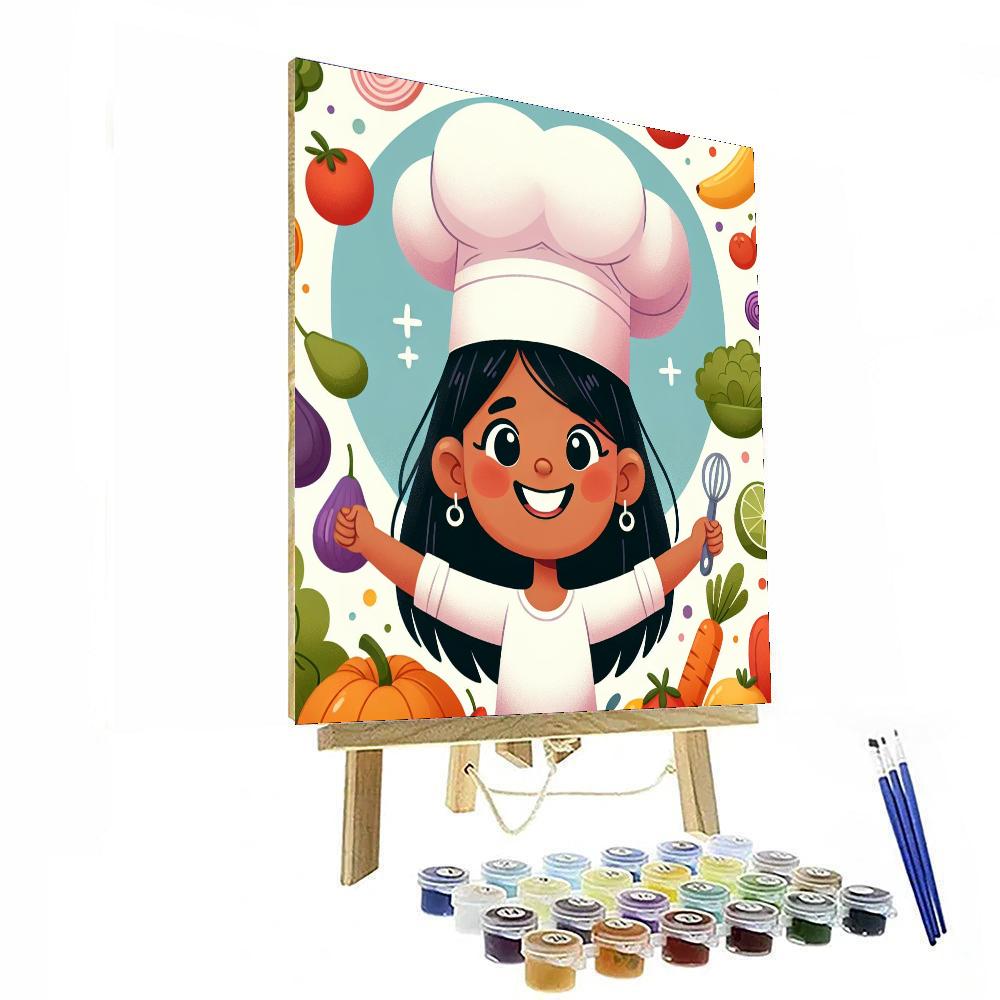 Charming Chef Painting Number Kit