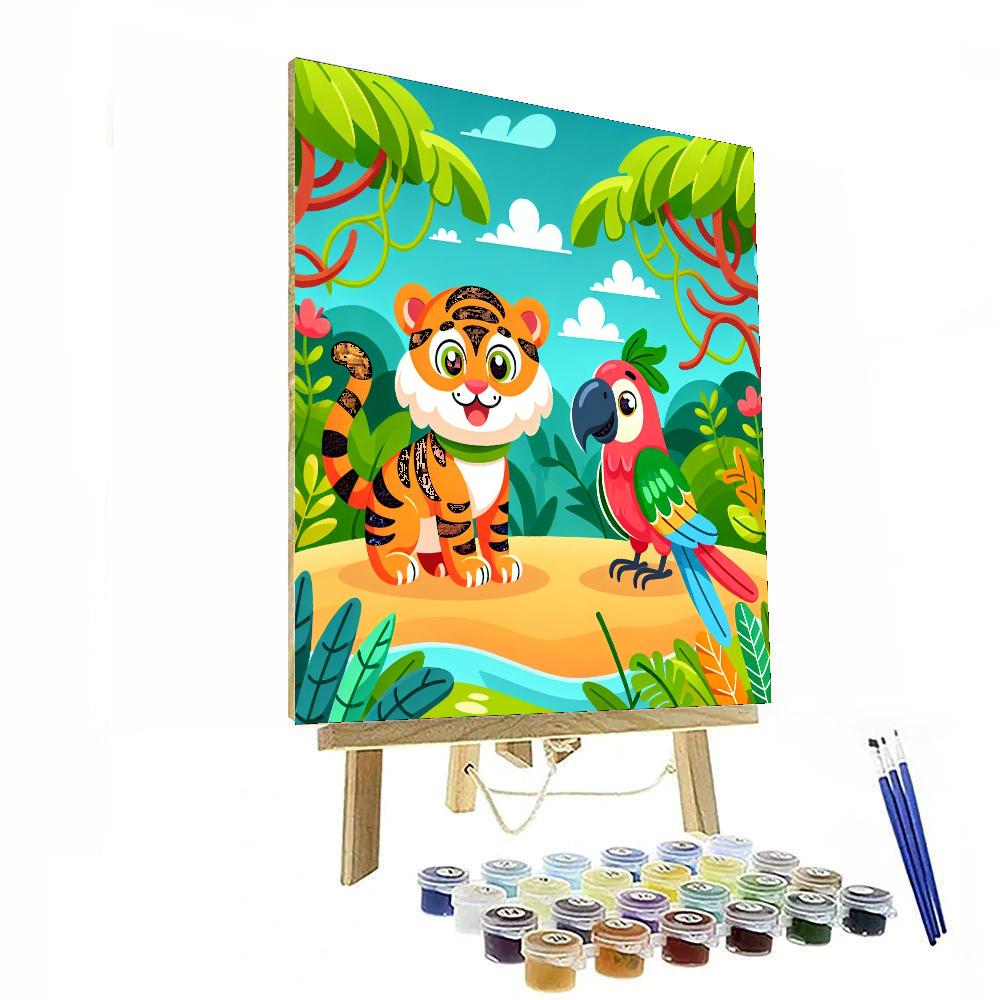 Jungle Kingdom DIY Paint By Numbers