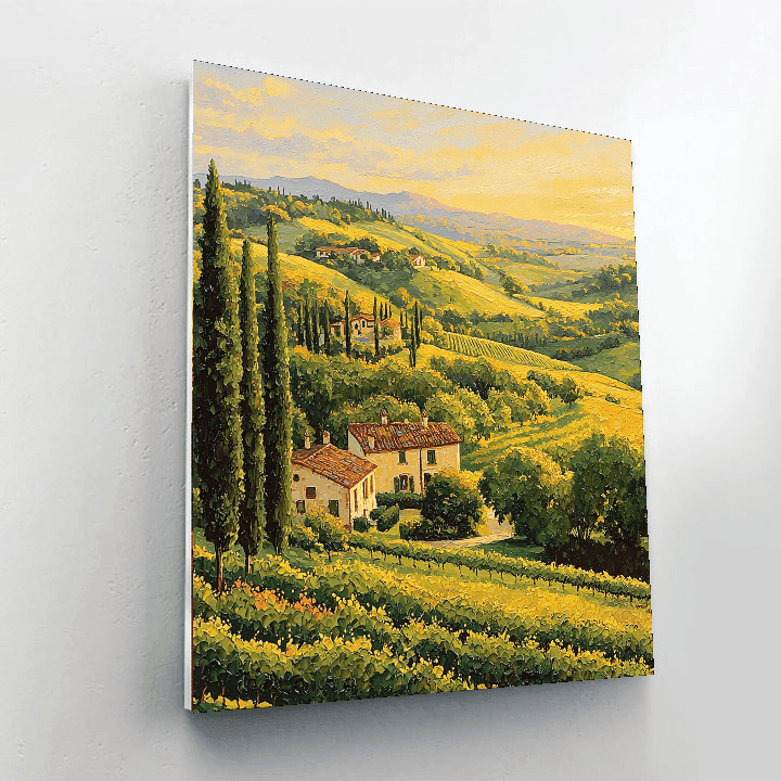 Tuscany's Val D'orcia Paint By Numbers Kits