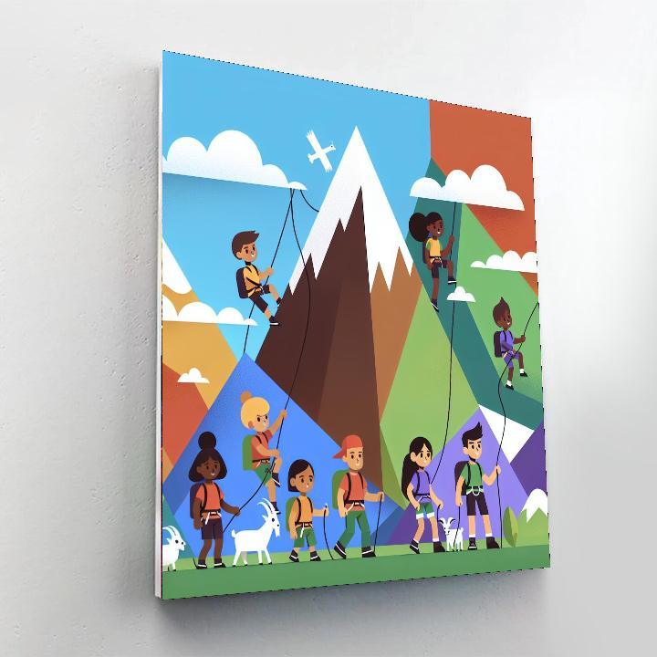 Magic Mountain Expedition Paint By Color