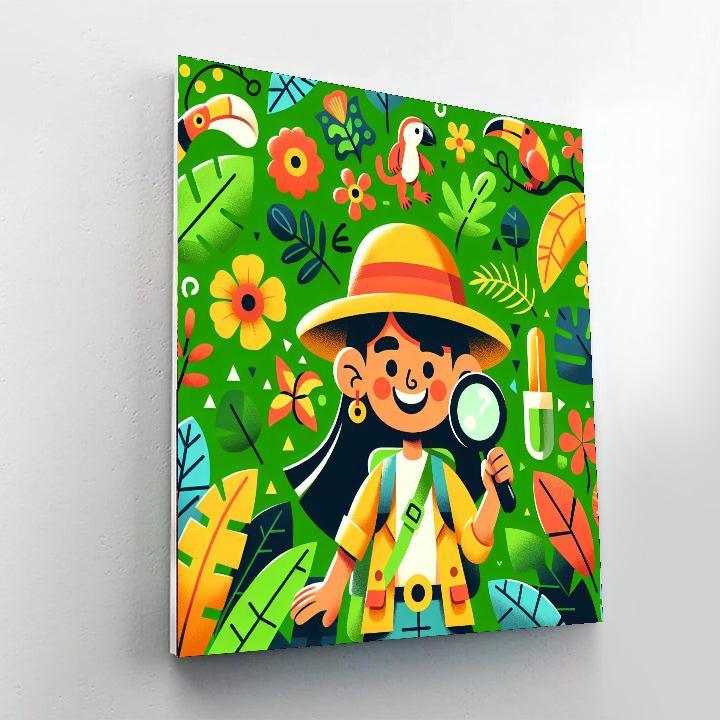 Mystery In The Rainforest Paint By Numbers Kits