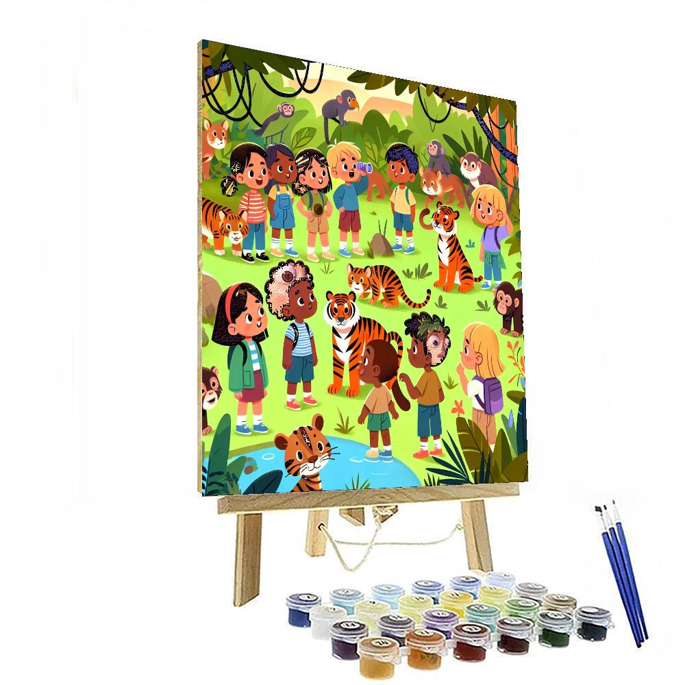 Adventure Jungle Safari Paint By Number
