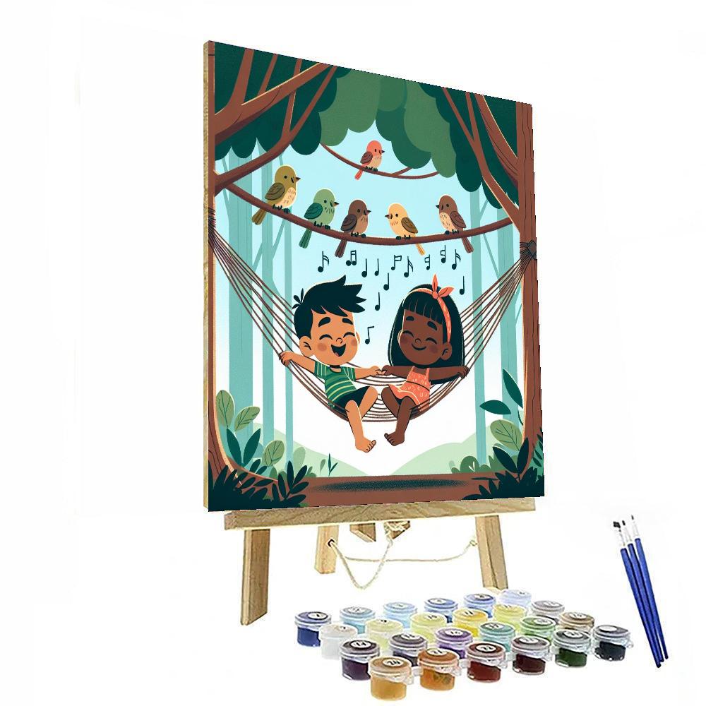 Chirping Canopy Retreat Numbered Painting Kits