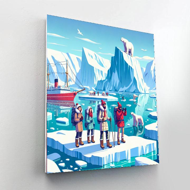 Arctic Iceberg Odyssey DIY Paint By Numbers