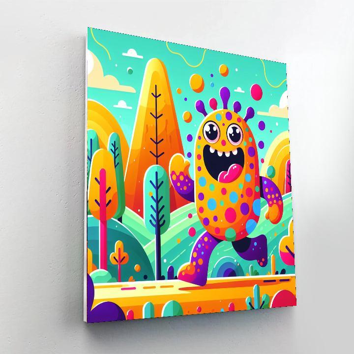 Monster Mayhem Paint By Numbers Art