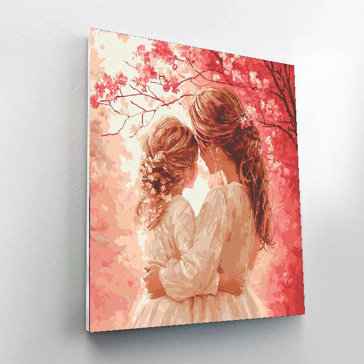 A Hug From The Heart DIY Paint By Numbers