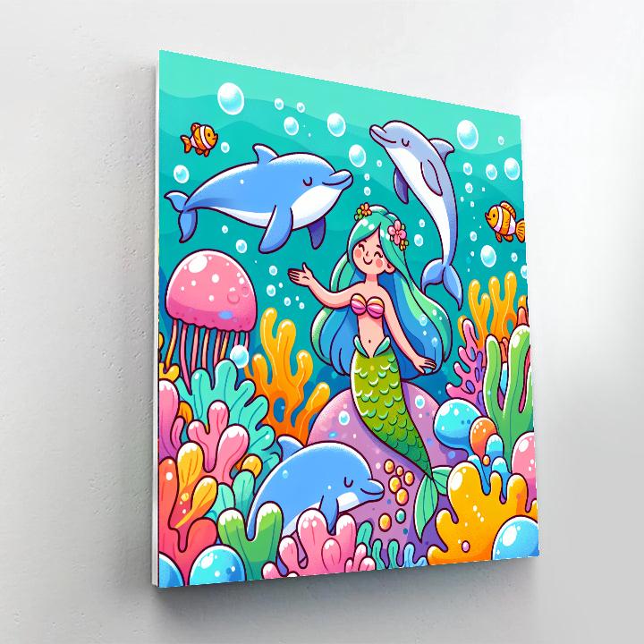 Enchanted Ocean Realm Painting Number Kit