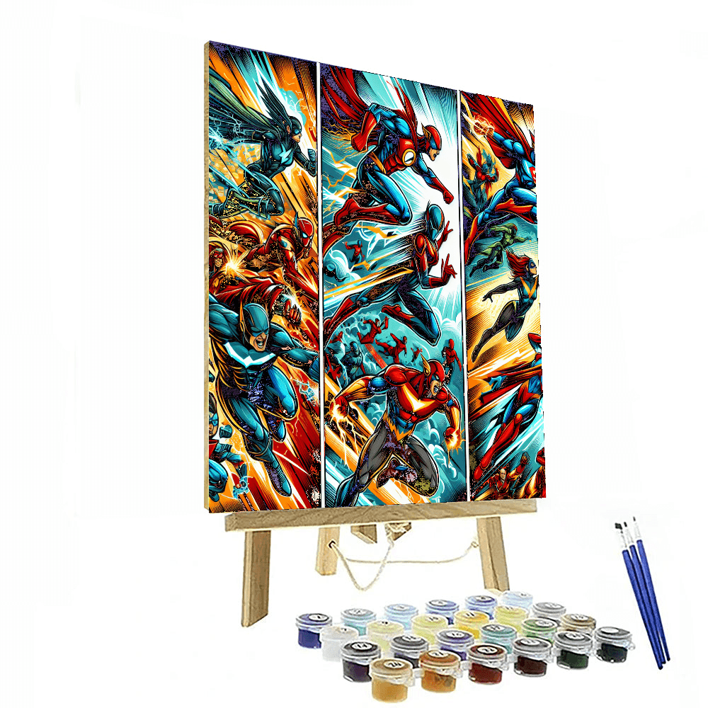 Marvelous Marvel Universe Paint By Number