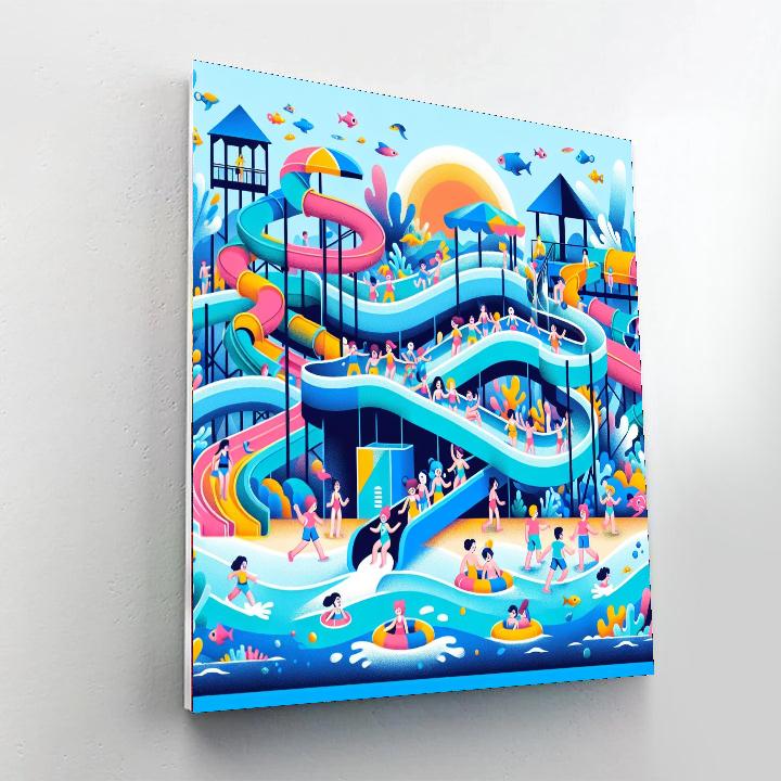 Ocean Adventure Park Paint By Number
