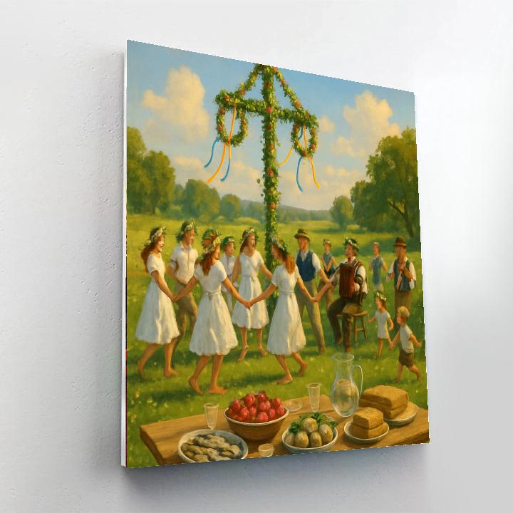 Midsummer Night - Sweden Paint By Numbers Kits