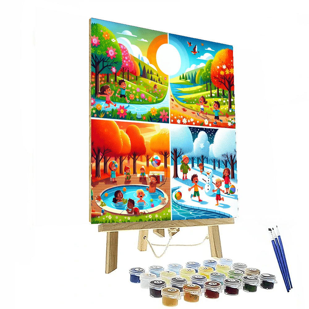 Magical Seasons Adventure Number Painting