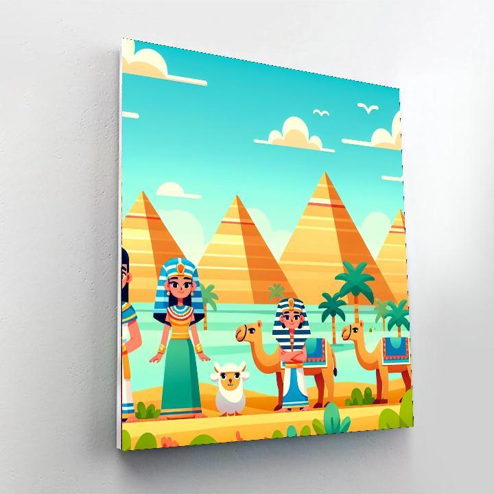 Adventure In Egypt Painting Number Kit