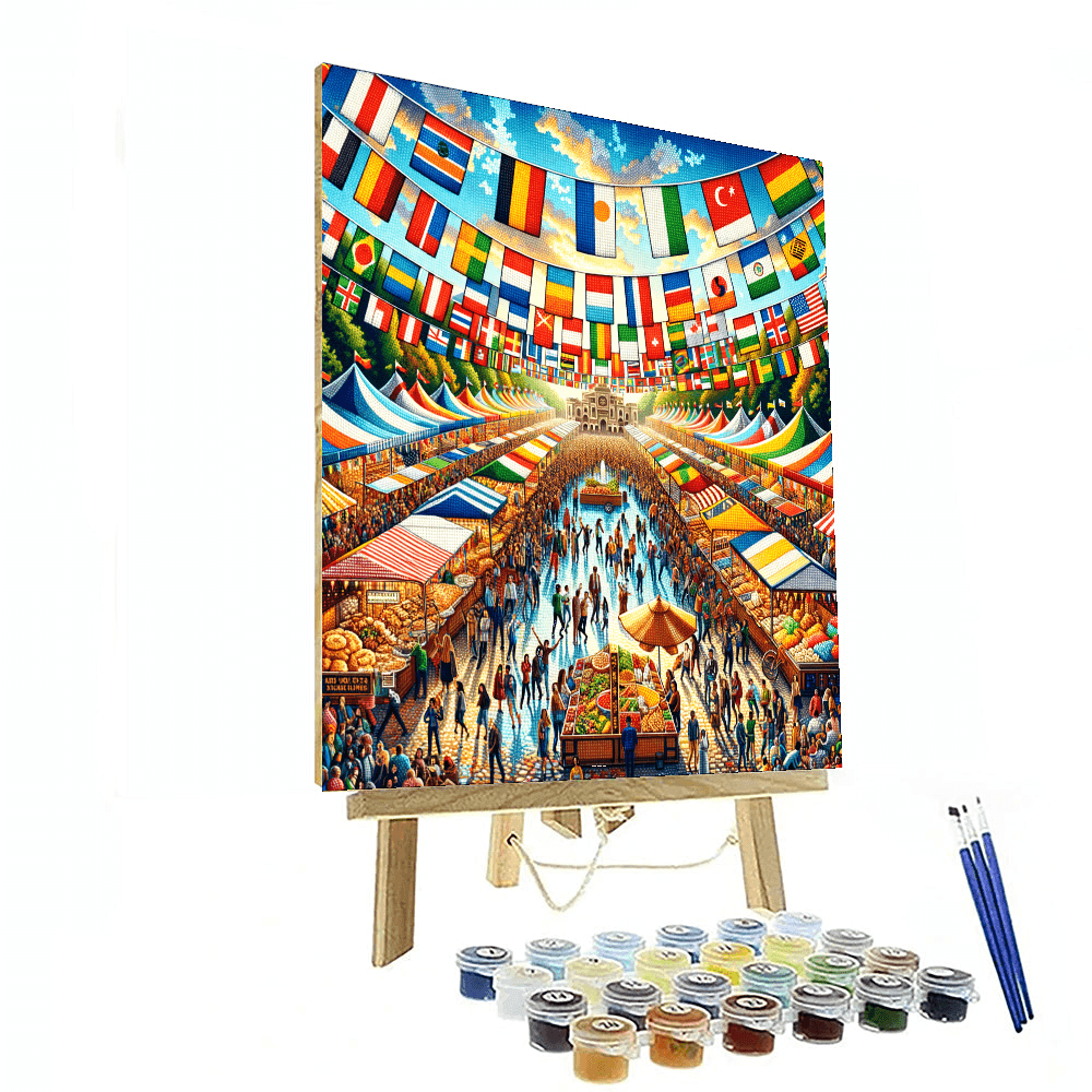 The Festival Of Nations Paint By Color