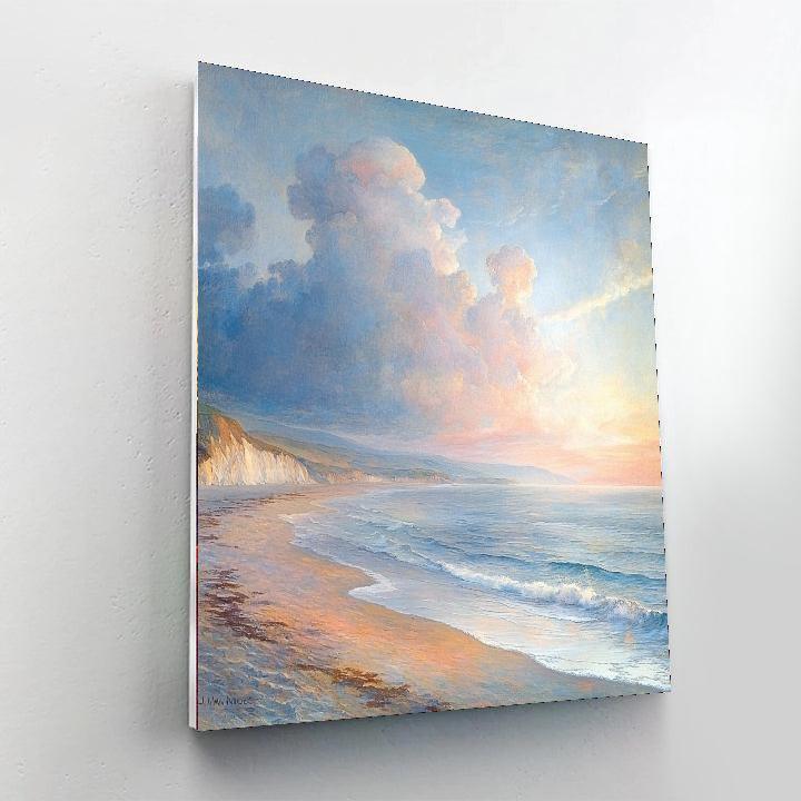 J.M.W. Turner Inspired Seaside Whispers  Painting By Numbers Kit