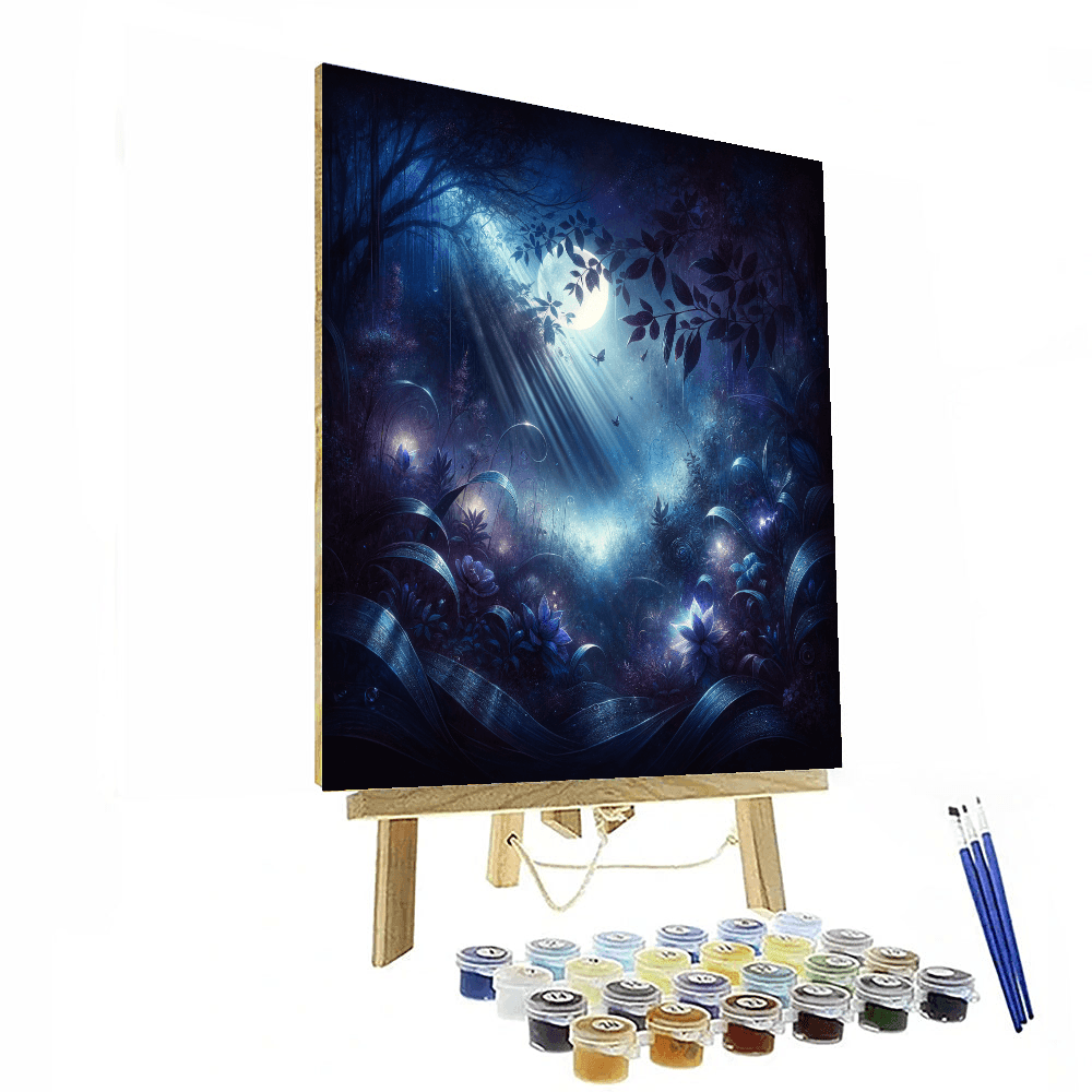 Moonlit Garden Mystery DIY Paint By Numbers