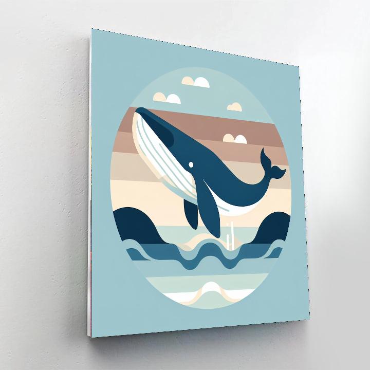 Whale Watcher Wonders Paint By Numbers Art