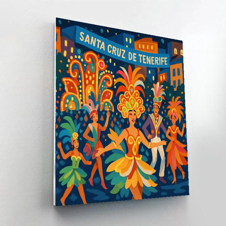 Santa Cruz De Tenerife Carnival DIY Paint By Numbers