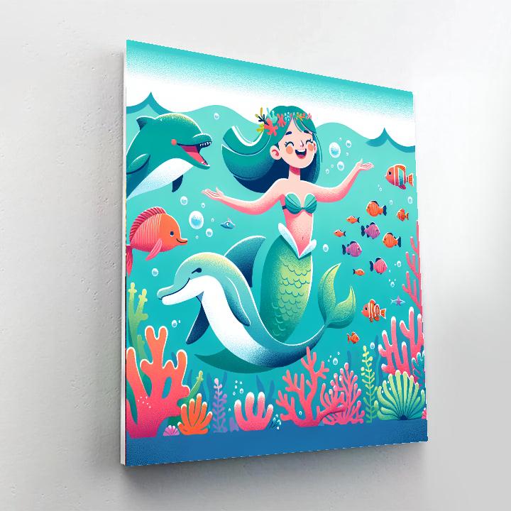 Mystical Mermaid Voyage Numbered Painting Kits