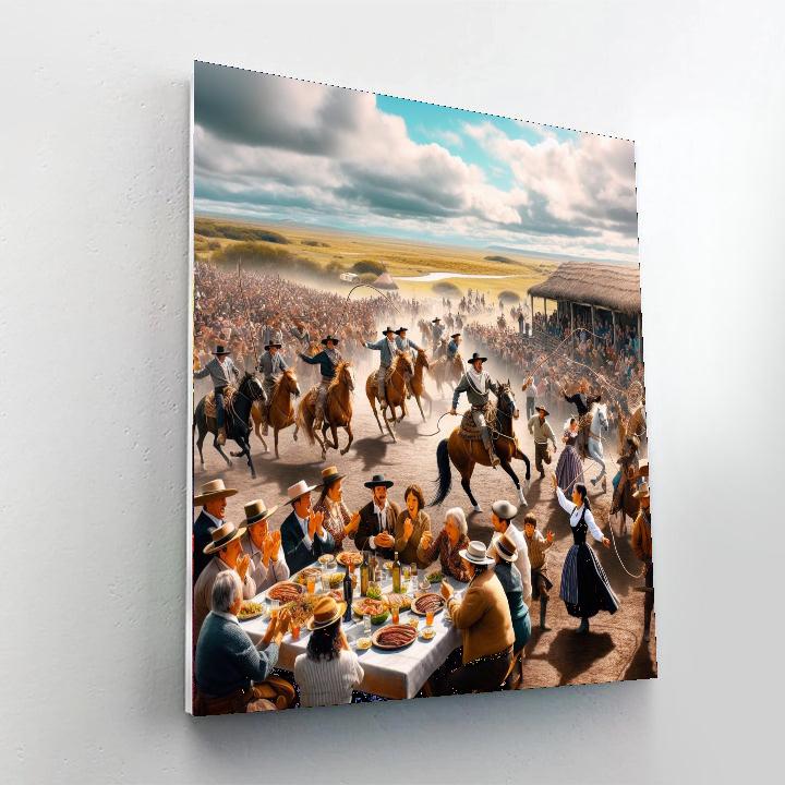 Día De La Tradición - Argentina DIY Paint By Numbers