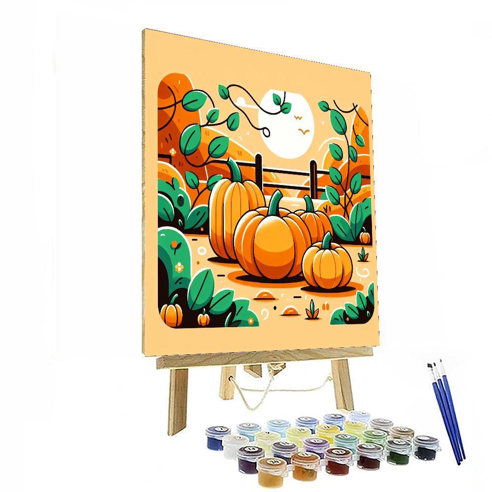 Pumpkin Patch Numbered Painting Kits