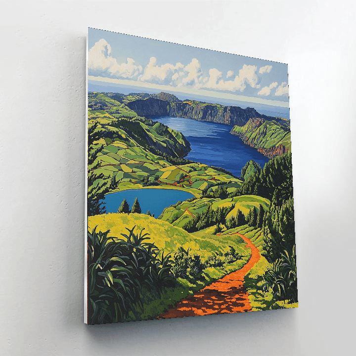 The Azores Number Painting