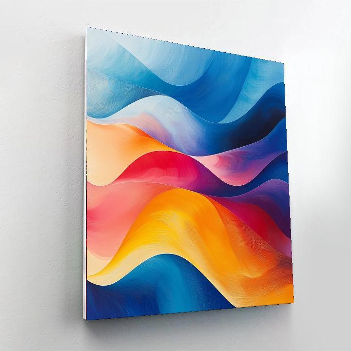 Paul Klee Inspired Flowing Harmonies  Paint By Color