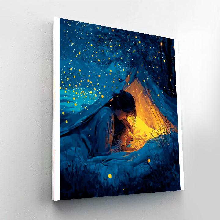 Cuddle Time Under The Stars Paint By Color